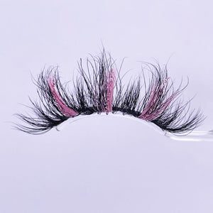 Colorful Gillter Mink Lashes MOQ5