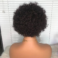 Load image into Gallery viewer, Human Hair Curly Bob Wig with 4*4 Lace Closure
