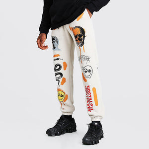 Casual Sports Pants - Skull Style [Cotton Material]