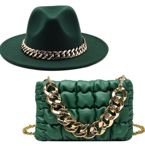 Fedora Hat with Bag Set