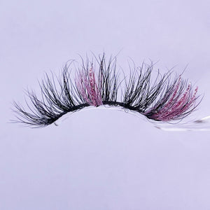 Colorful Gillter Mink Lashes MOQ5