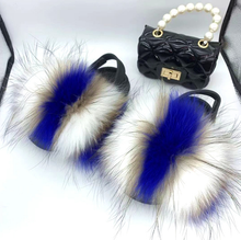 Load image into Gallery viewer, Kids Faux Fur Sandals
