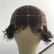 Load image into Gallery viewer, Human Hair Curly Bob Wig with 4*4 Lace Closure
