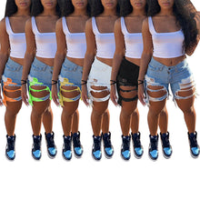 Load image into Gallery viewer, Hot Jeans  Denim Shorts
