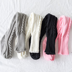 Women Thigh High Knitted Socks