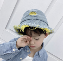 Load image into Gallery viewer, Summer Outdoor Hat Denim Bucket Hat
