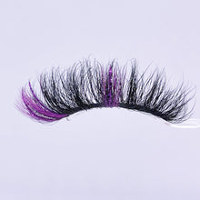 Load image into Gallery viewer, Colorful Gillter Mink Lashes MOQ5
