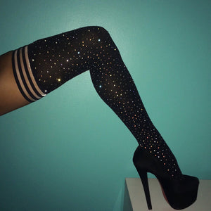 Sexy Diamond Knee High Socks