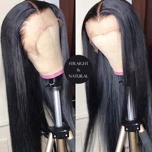 Load image into Gallery viewer, 4x4 Closure Wig HD Wig 100% Human Hair Wigs Indian Virgin Hair
