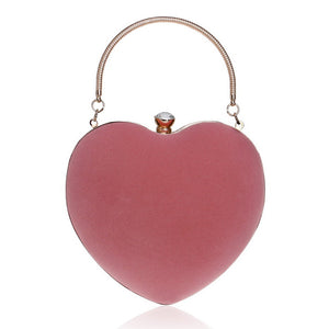 Heart Shape Evening Bag Clutch Bag