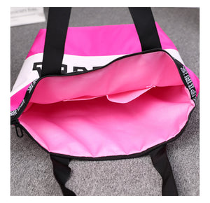 PINK Open Top Shoulder Bag Shopper Bag