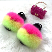 Load image into Gallery viewer, Kids Faux Fur Sandals
