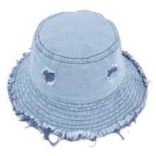 Load image into Gallery viewer, Summer Outdoor Hat Denim Bucket Hat
