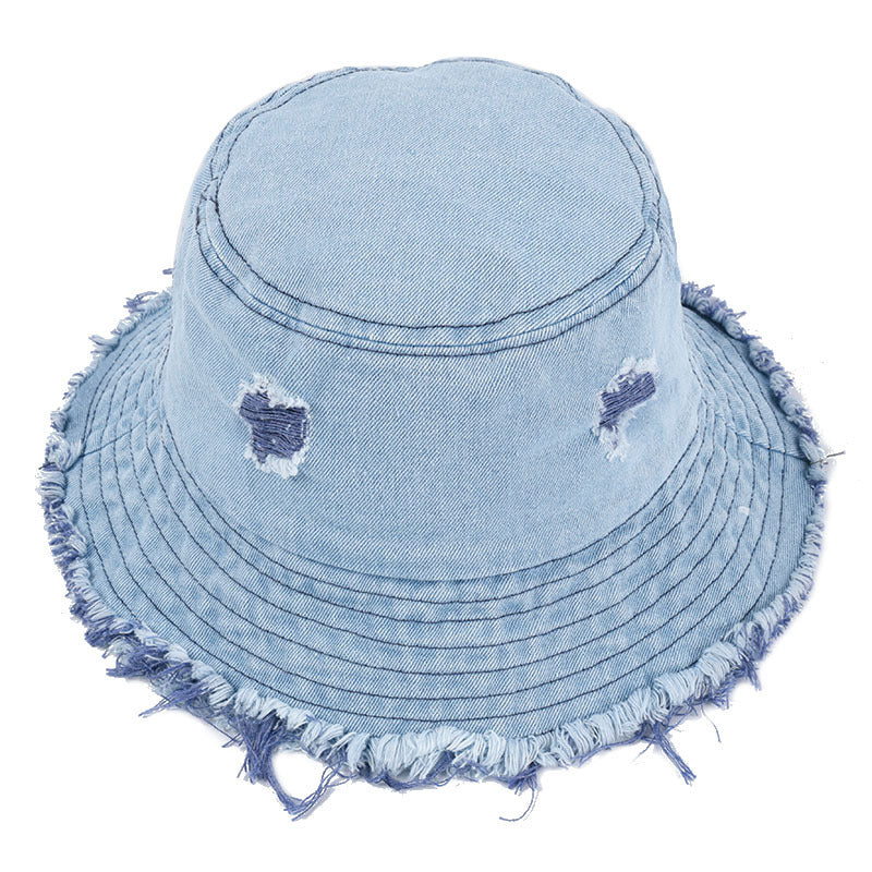 Summer Outdoor Hat Denim Bucket Hat