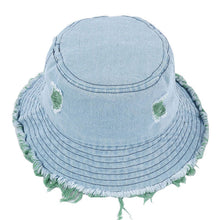 Load image into Gallery viewer, Summer Outdoor Hat Denim Bucket Hat
