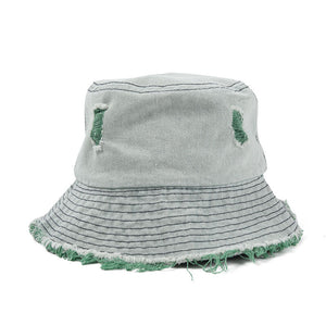 Summer Outdoor Hat Denim Bucket Hat