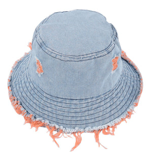 Summer Outdoor Hat Denim Bucket Hat