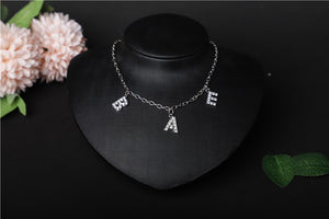 Women Cute Diamond Necklace (MOQ3)