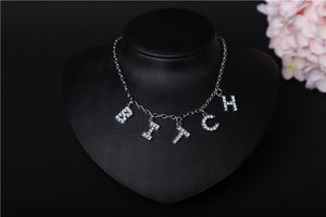 Women Cute Diamond Necklace (MOQ3)