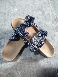 Double bowknot Bandana slipper