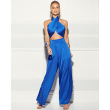 Load image into Gallery viewer, Tube Top Wide-Leg Pants Two-piece Sets
