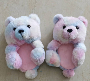 Open Toe Bear Slippers