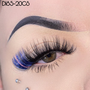 Synthetic Colorful Glitter Lashes （MOQ 10）