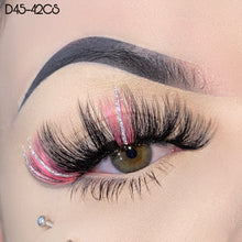 Load image into Gallery viewer, Synthetic Colorful Glitter Lashes （MOQ 10）
