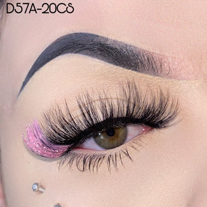 Synthetic Colorful Glitter Lashes （MOQ 10）