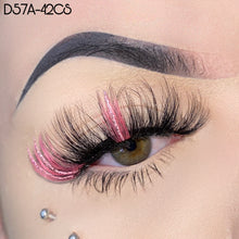 Load image into Gallery viewer, Synthetic Colorful Glitter Lashes （MOQ 10）
