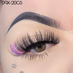 Synthetic Colorful Glitter Lashes （MOQ 10）