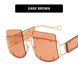 Rihanna's Rivet Frameless Sunglasses