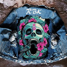 Load image into Gallery viewer, Jean Jacket - Skull
