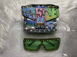 Purse And Sunglasses Set