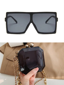 Arylic Bag wirh Shades Set