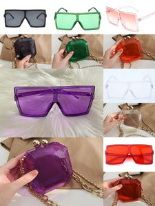 Arylic Bag wirh Shades Set