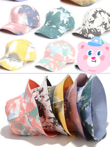 Colorful Tie Dye Reversable Bucket Hat