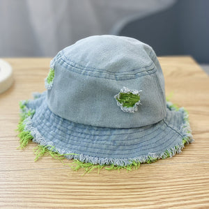 Summer Outdoor Hat Denim Bucket Hat