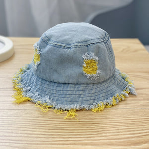 Summer Outdoor Hat Denim Bucket Hat