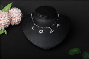 Women Cute Diamond Necklace (MOQ3)