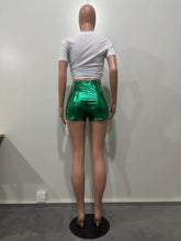 Load image into Gallery viewer, Shiny Women PU Shorts
