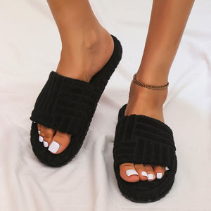 Terry Velvet Slides