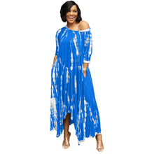 Load image into Gallery viewer, Off Shoulder Slit Maxi Dress
