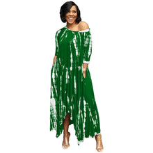 Load image into Gallery viewer, Off Shoulder Slit Maxi Dress
