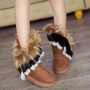 Furry Faux Fur Boots