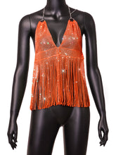 Load image into Gallery viewer, Diamond Fringed Camisole
