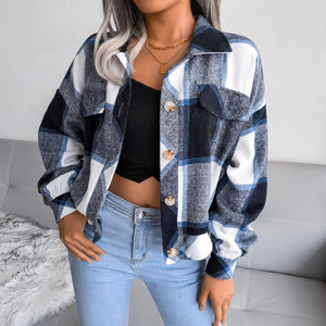 Plaid Shirt Jacket