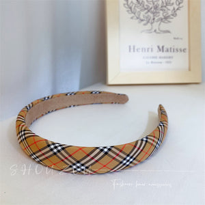 Inspired Plaid Headband (MOQ5)