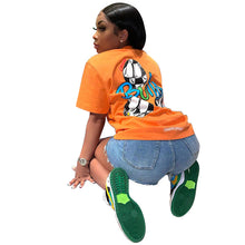 Load image into Gallery viewer, Woman Orange T Shirt
