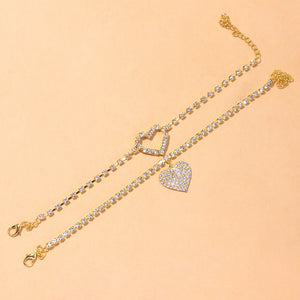 Heart Diamond Anklets(MOQ3)